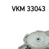 SKF Poly V Ribbed Belt Tensioner Pulley VKM 33043