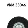 SKF Poly V Ribbed Belt Deflection Guide Pulley VKM 33046