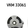 SKF Poly V Ribbed Belt Tensioner Pulley VKM 33061