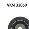 SKF Poly V Ribbed Belt Deflection Guide Pulley VKM 33069