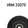 SKF Poly V Ribbed Belt Deflection Guide Pulley VKM 33075