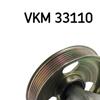 SKF Poly V Ribbed Belt Deflection Guide Pulley VKM 33110