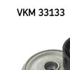 SKF Poly V Ribbed Belt Tensioner Pulley VKM 33133