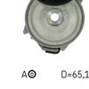 SKF Poly V Ribbed Belt Tensioner Pulley VKM 33406