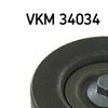 SKF Poly V Ribbed Belt Deflection Guide Pulley VKM 34034