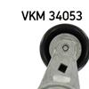 SKF Poly V Ribbed Belt Tensioner Pulley VKM 34053