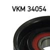 SKF Poly V Ribbed Belt Deflection Guide Pulley VKM 34054