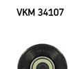 SKF Poly V Ribbed Belt Deflection Guide Pulley VKM 34107