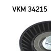 SKF Poly V Ribbed Belt Deflection Guide Pulley VKM 34215