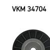 SKF Poly V Ribbed Belt Deflection Guide Pulley VKM 34704