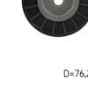 SKF Poly V Ribbed Belt Deflection Guide Pulley VKM 34704