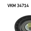 SKF Poly V Ribbed Belt Deflection Guide Pulley VKM 34714