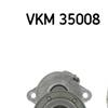 SKF Poly V Ribbed Belt Tensioner Pulley VKM 35008