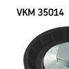 SKF Poly V Ribbed Belt Deflection Guide Pulley VKM 35014