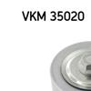 SKF Poly V Ribbed Belt Deflection Guide Pulley VKM 35020