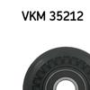 SKF Poly V Ribbed Belt Deflection Guide Pulley VKM 35212