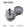 SKF Poly V Ribbed Belt Tensioner Pulley VKM 35260