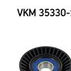 SKF Poly V Ribbed Belt Deflection Guide Pulley VKM 35330-1