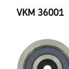 SKF Poly V Ribbed Belt Deflection Guide Pulley VKM 36001