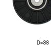 SKF Poly V Ribbed Belt Deflection Guide Pulley VKM 36003