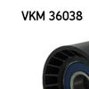 SKF Poly V Ribbed Belt Deflection Guide Pulley VKM 36038