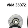 SKF Poly V Ribbed Belt Tensioner Pulley VKM 36072