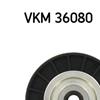 SKF Poly V Ribbed Belt Deflection Guide Pulley VKM 36080