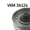 SKF Poly V Ribbed Belt Tensioner Pulley VKM 36124