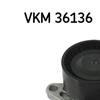 SKF Poly V Ribbed Belt Tensioner Pulley VKM 36136