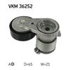 SKF Poly V Ribbed Belt Tensioner Pulley VKM 36252