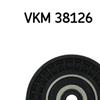 SKF Poly V Ribbed Belt Deflection Guide Pulley VKM 38126