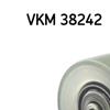 SKF Poly V Ribbed Belt Deflection Guide Pulley VKM 38242