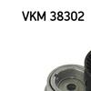 SKF Poly V Ribbed Belt Tensioner Pulley VKM 38302