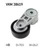 SKF Poly V Ribbed Belt Tensioner Pulley VKM 38619