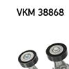 SKF Poly V Ribbed Belt Tensioner Pulley VKM 38868