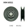 SKF Fan VBelt Deflection Guide Pulley VKM 60011