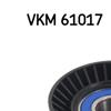 SKF Poly V Ribbed Belt Deflection Guide Pulley VKM 61017