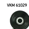 SKF Poly V Ribbed Belt Tensioner Pulley VKM 61029