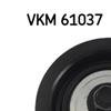 SKF Poly V Ribbed Belt Deflection Guide Pulley VKM 61037