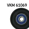 SKF Poly V Ribbed Belt Deflection Guide Pulley VKM 61069