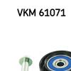 SKF Poly V Ribbed Belt Deflection Guide Pulley VKM 61071