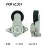 SKF Poly V Ribbed Belt Tensioner Pulley VKM 61087