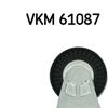 SKF Poly V Ribbed Belt Tensioner Pulley VKM 61087