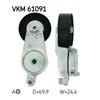 SKF Poly V Ribbed Belt Tensioner Pulley VKM 61091