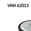 SKF Poly V Ribbed Belt Tensioner Pulley VKM 62013