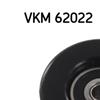 SKF Poly V Ribbed Belt Tensioner Pulley VKM 62022