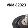 SKF Poly V Ribbed Belt Deflection Guide Pulley VKM 62023