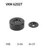 SKF Poly V Ribbed Belt Tensioner Pulley VKM 62027