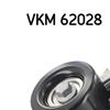 SKF Poly V Ribbed Belt Tensioner Pulley VKM 62028