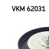 SKF Poly V Ribbed Belt Tensioner Pulley VKM 62031